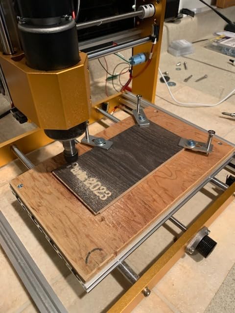 LUNYEE 3018 PRO MAX CNC Machine 500W All-Metal CNC Router Machine 3 Axis Limit Switches & Emergency-Stop with GRBL Offline Control for Cutting Wood Acrylic MDF Plastic, Working Area: 300 x 180 x 80mm customer photo 1