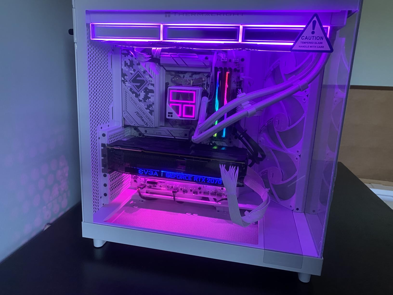 NZXT H6 Flow | CC-H61FB-01 | Compact Dual-Chamber Mid-Tower Airflow Case | Panoramic Glass Panels | High-Performance Airflow Panels | Includes 3 x 120mm Fans | Cable Management | Black customer photo 2