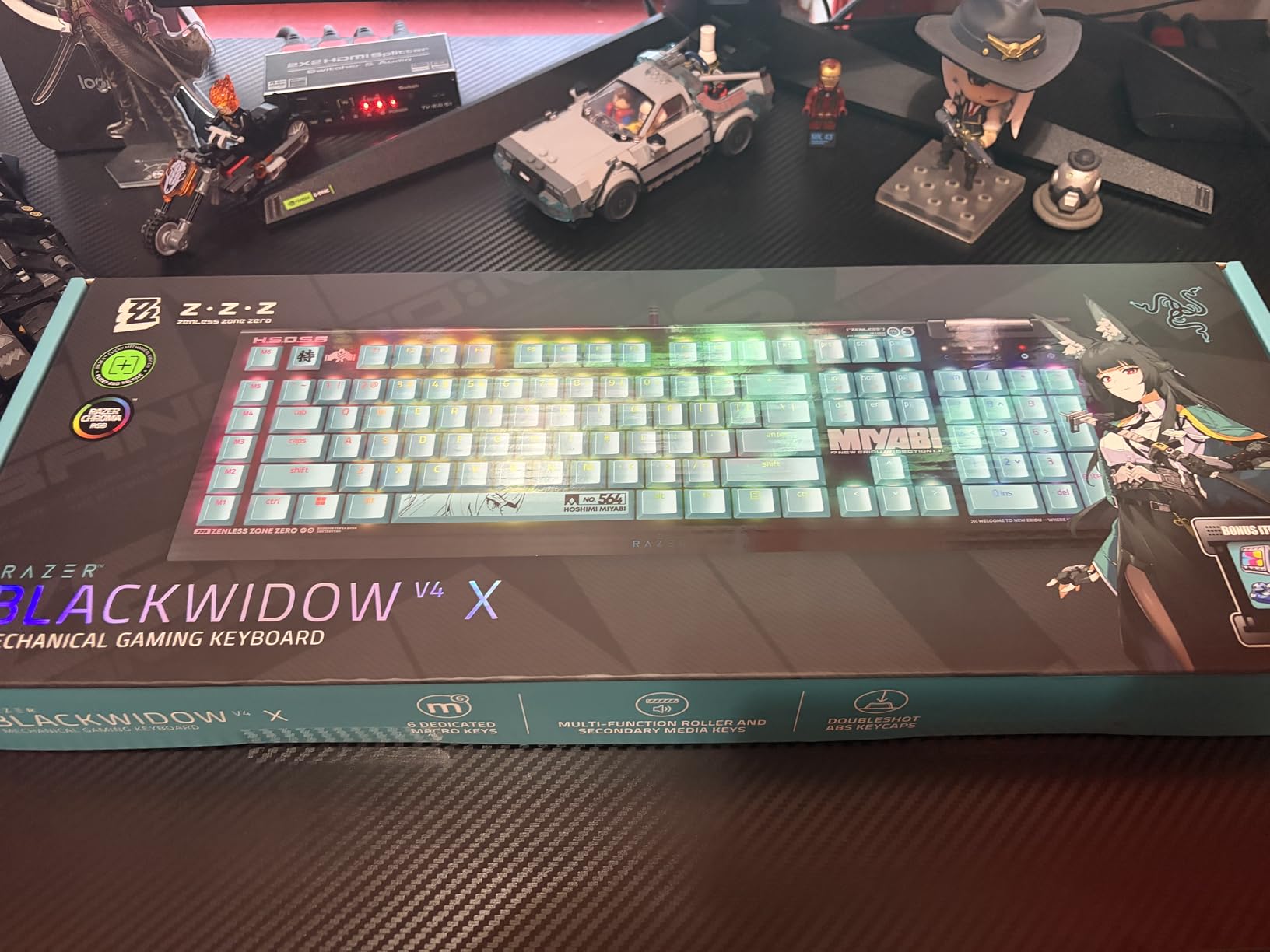 Razer BlackWidow V4 X Mechanical Gaming Keyboard: Yellow Switches Linear & Silent - 6 Macro Keys - Chroma RGB - Doubleshot ABS Keycaps - Roller & Media Keys - Snap Tap customer photo 2
