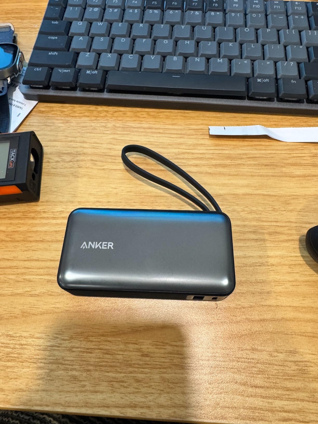 Anker Nano Power Bank, 10,000mAh Portable Charger with Built-in USB-C Cable, 30W Recharging, 30W Max Output customer photo 2