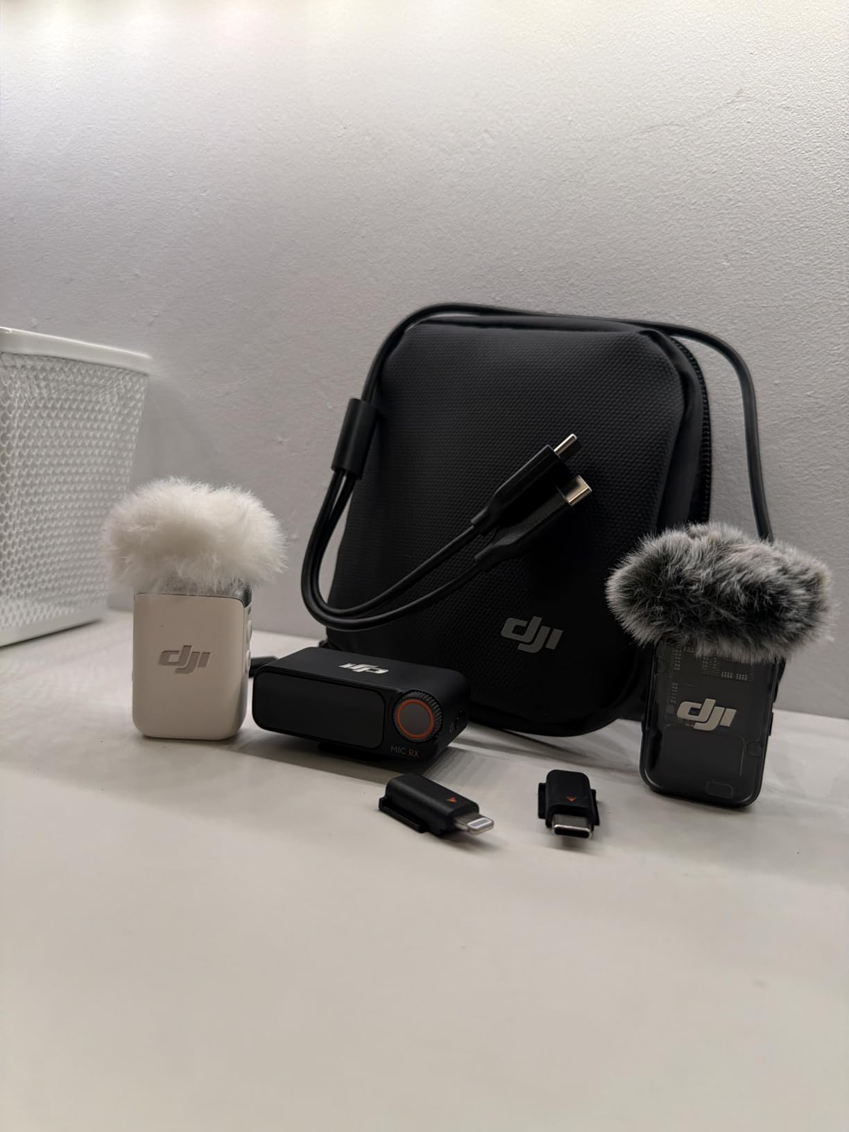 DJI Mic 2 (2 TX + 1 RX + Charging Case), All-in-one Wireless Microphone, Intelligent Noise Cancelling, 32-bit Float Internal Recording, 250m (820 ft.) Range, Microphone for iPhone, Android, Camera customer photo 1