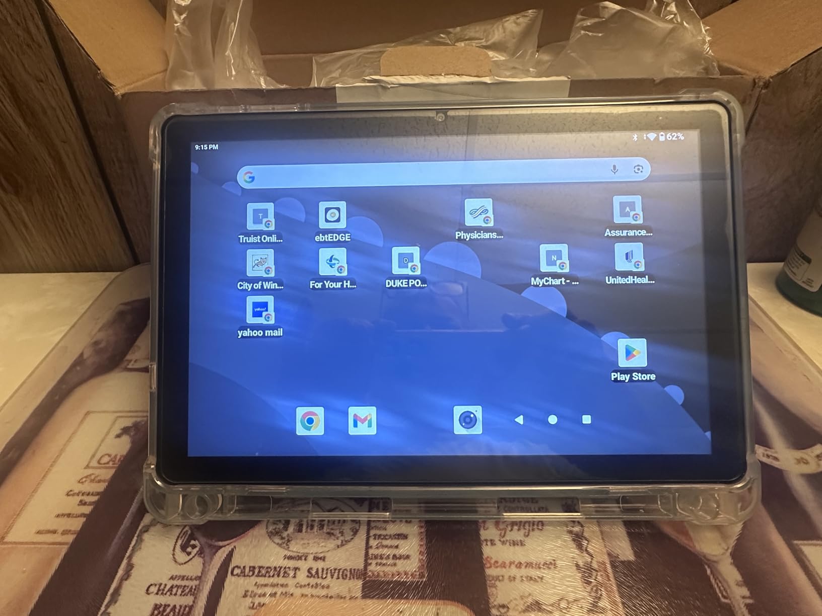 CUPEISI Android 16 Tablet 10 Inch, 20GB RAM+128GB ROM/ 2TB Expandable, 2.0GHz Octa-core Processor, 5G WiFi6 BT 5.0, 2 in 1 Tablets with Keyboard Case Mouse Stylus, Widevine L1 Blue customer photo 2
