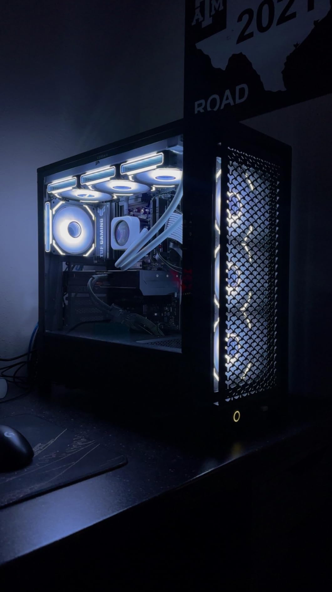 AsiaHorse COSMIQ 120mm PC RGB Fans Computer Case Fans, 5V 3-PIN Connector Daisy Chain PWM Cooling Fan with Controller for Cases CPU Liquid Cooler customer photo 2