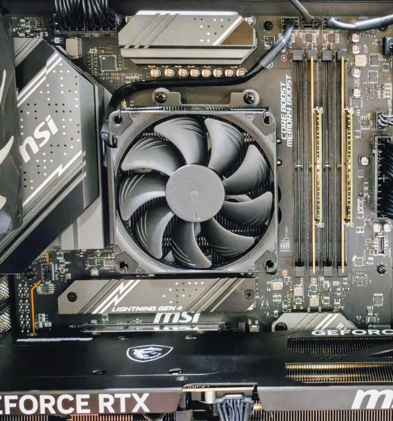 Noctua NH-L9x65 chromax.Black, Premium Low-Profile CPU Cooler (65mm, Black) customer photo 2