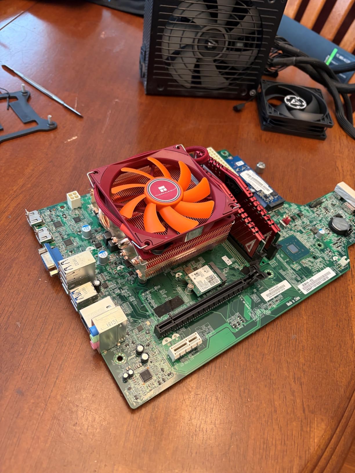 Thermalright AXP90-X53 Full Copper Low Profile CPU Cooler ITX,with 92mm TL-9015R Slim PWM Fan ITX CPU Cooler,AGHP Technology,53mm Height,for AMD AM4 AM5/Intel 1700/1150/1151/1200/1851(AXP90 X53 Full) customer photo 1