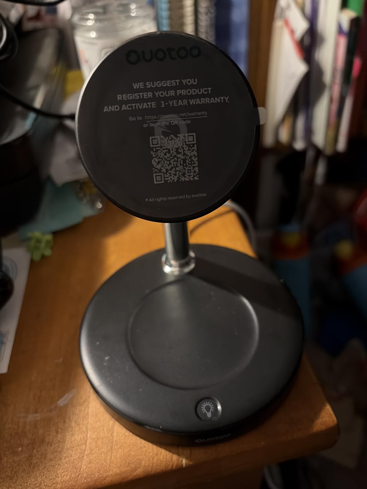 3 in 1 MagSafe Wireless Charger Stand for iPhone Apple Watch AirPods | Adjustable Blue Ambient Light,15W Magnetic Charging Station customer photo 2