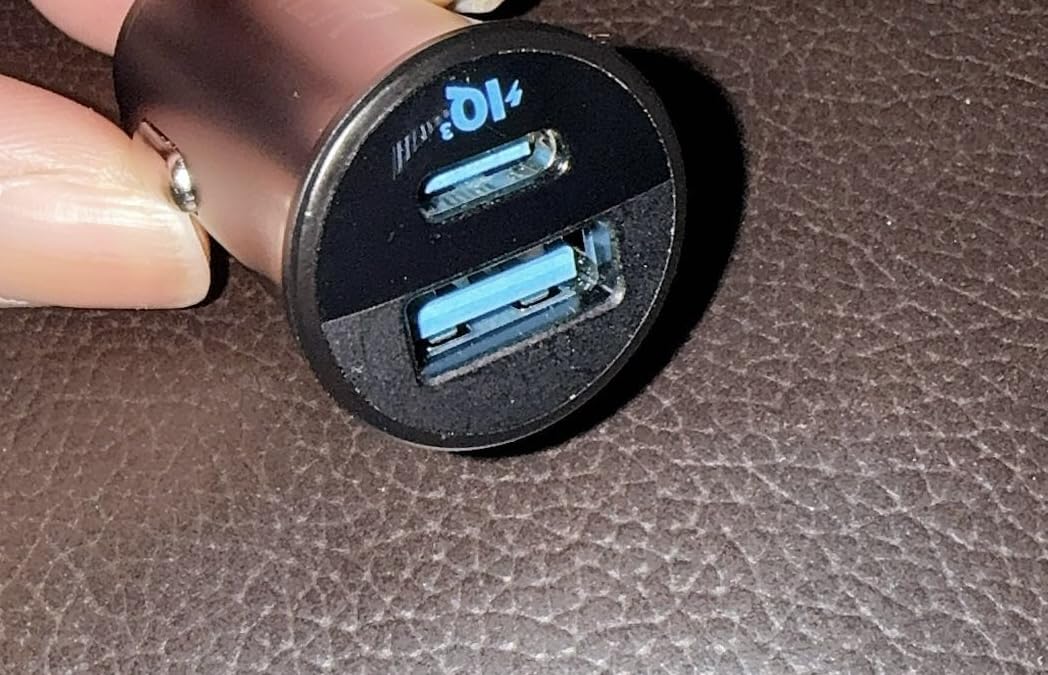 Anker USB-C Car Charger, 30W 2-Port Type-C Car Adapter with PowerIQ 3.0 customer photo 1