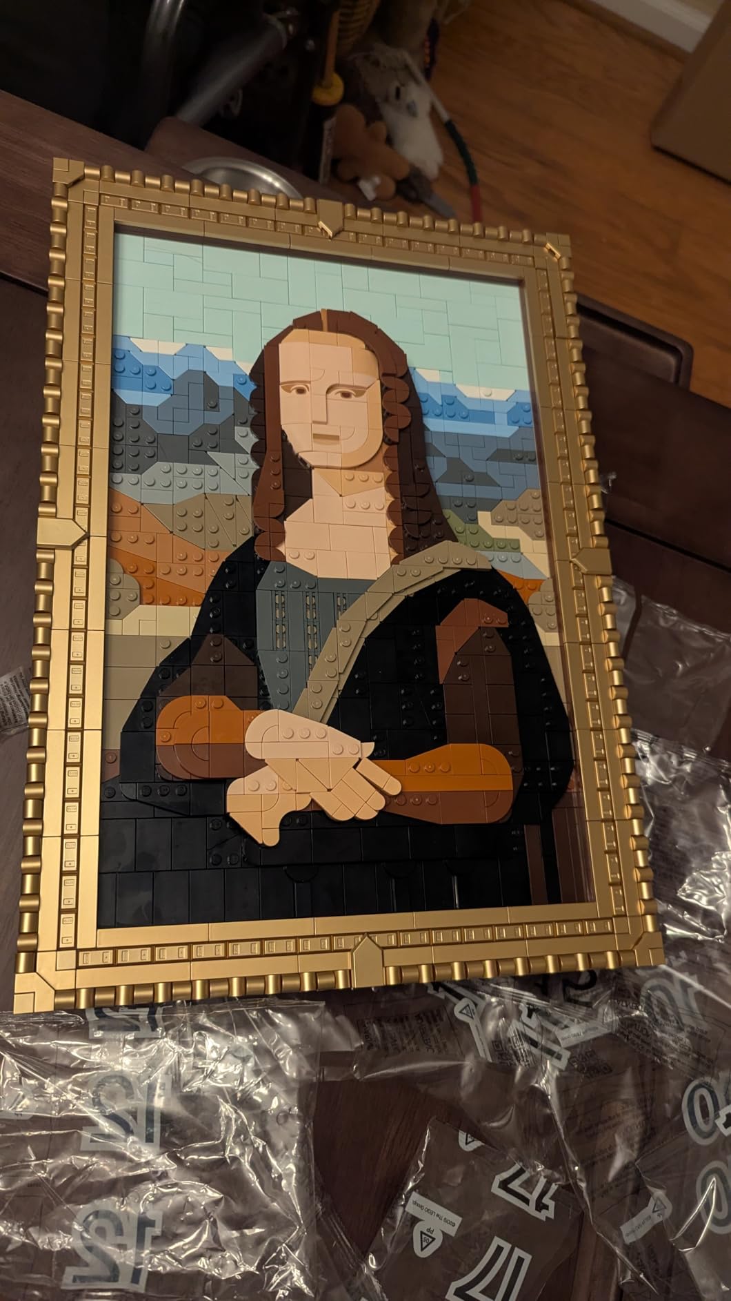 LEGO Art Mona Lisa Building Set - Leonardo da Vinci Wall Display, Ages 18+, DIY Crafts for Men and Women, Great for Puzzle Lovers, Birthday Gift Idea, Includes Detachable Frame - 31213 customer photo 2