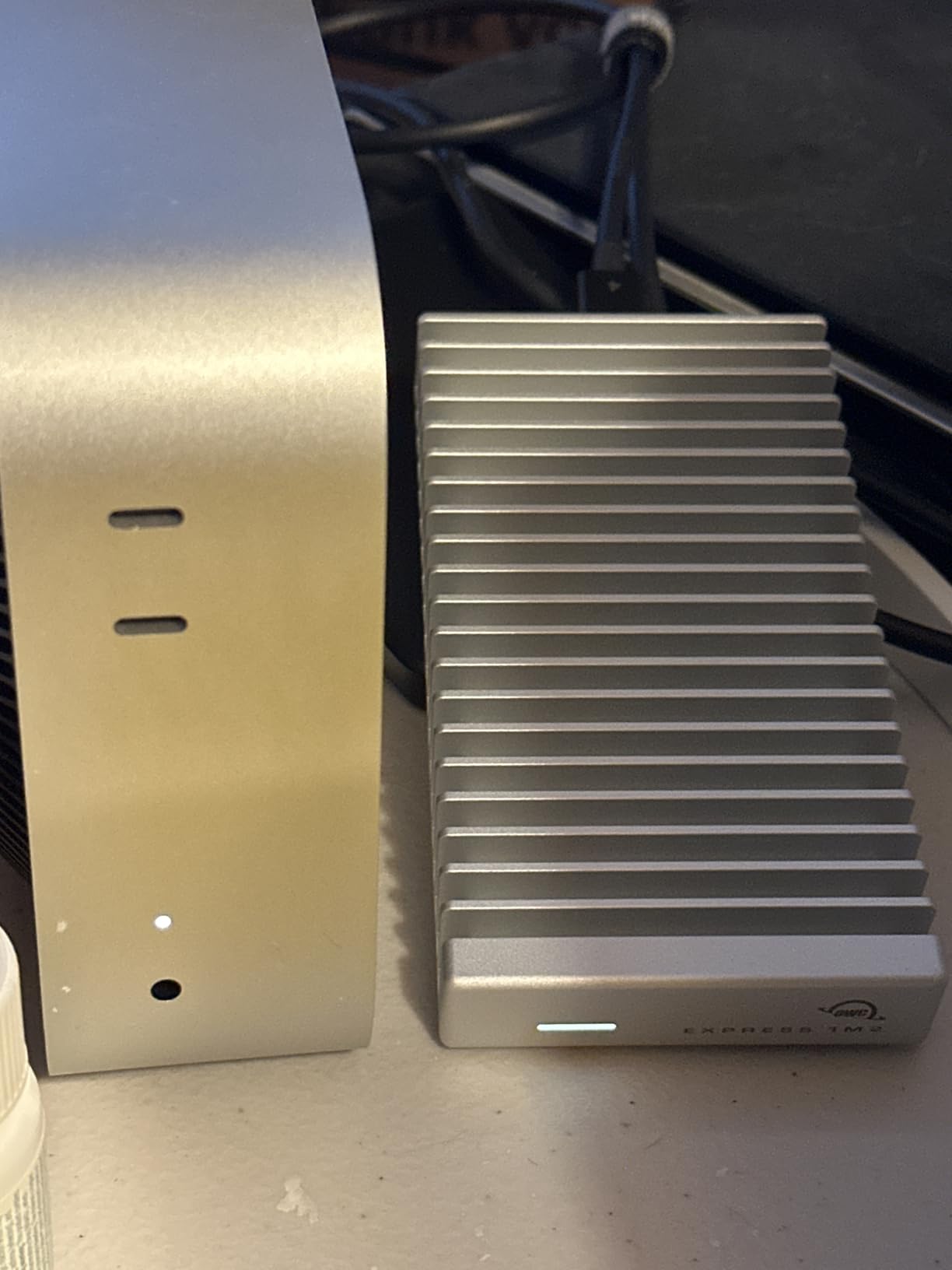 OWC Express 1M2 40Gb/s Portable NVMe SSD USB4 (Thunderbolt Compatible/USB-C) Ultra Fast External SSD Drive with Aluminum Heat Sink Enclosure (Enclosure Only) customer photo 1