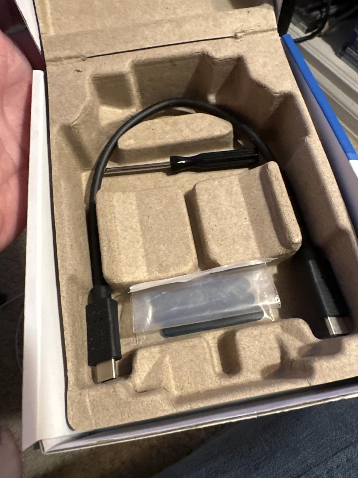 OWC Express 1M2 40Gb/s Portable NVMe SSD USB4 (Thunderbolt Compatible/USB-C) Ultra Fast External SSD Drive with Aluminum Heat Sink Enclosure (Enclosure Only) customer photo 2