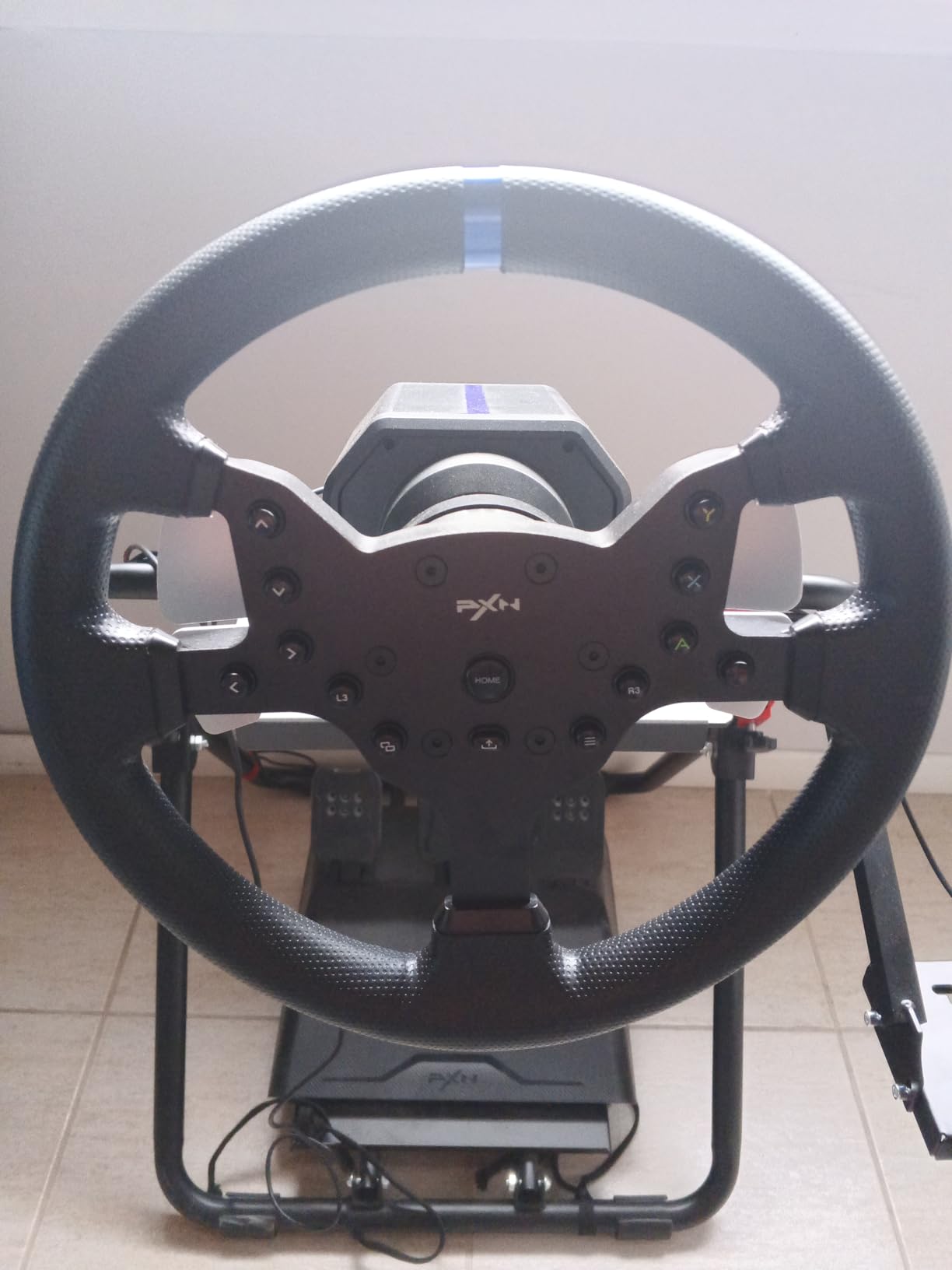 PXN V99 PC Racing Wheel, Real Force Feedback Steering Wheel with Pedals and Shifter customer photo 1