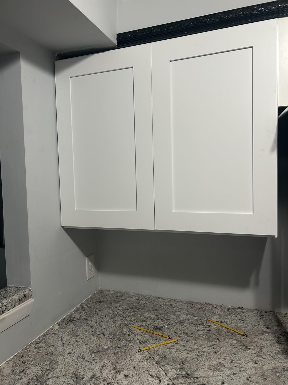 White Shaker Wall Cabinet - Ready to Assemble, Perfect for Kitchen, Laundry, and Bathroom Storage - 30