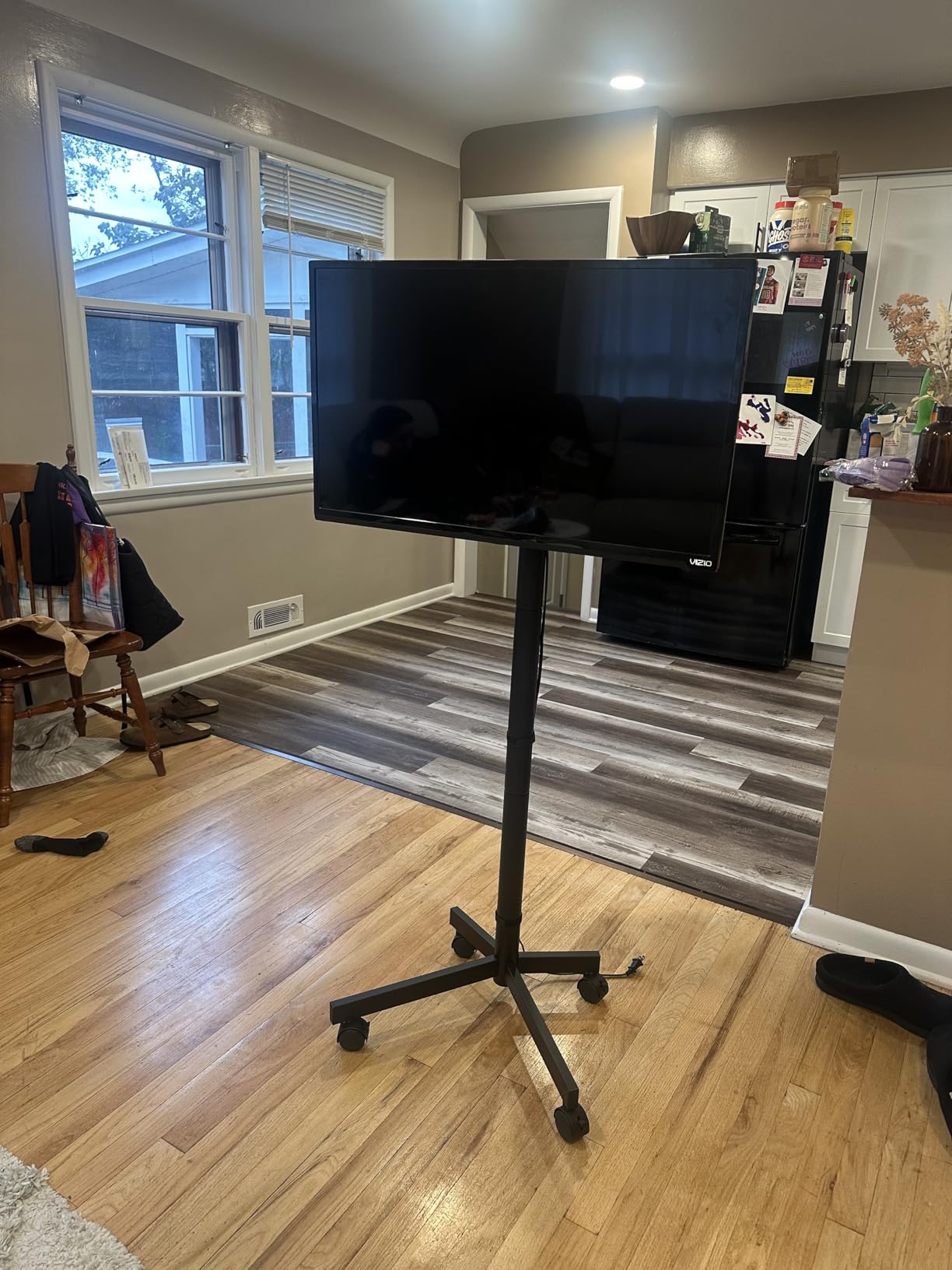 AX WABER Mobile TV Cart Stand with Wheels for 23-60