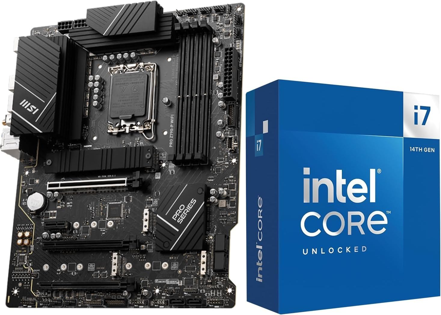 Intel Core i7-14700K 20 Cores up to 5.6 GHz Unlocked LGA 1700 Desktop Processor with MSI PRO Z790-P WiFi ProSeries Motherboard customer photo 1