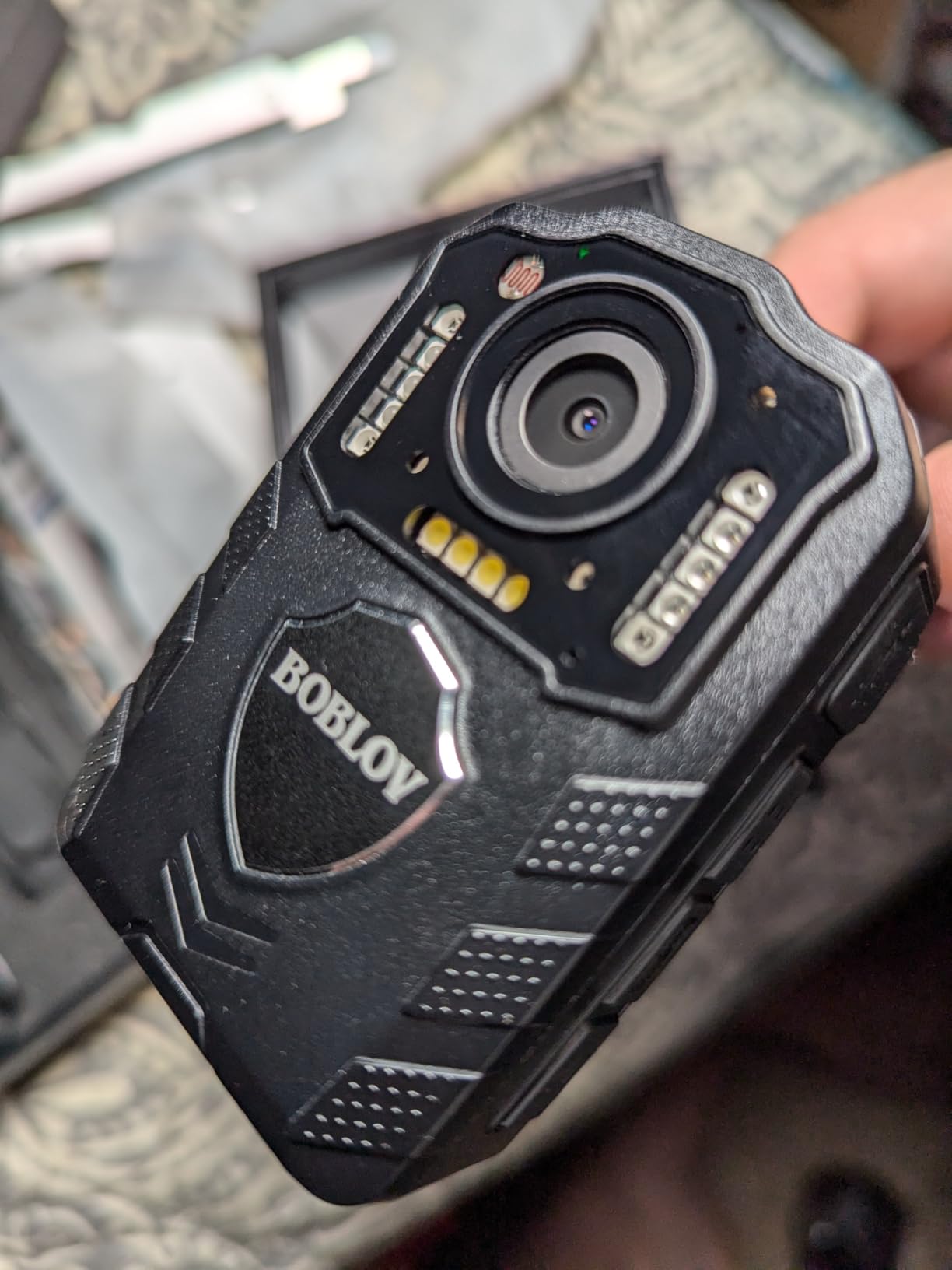 BOBLOV KJ25 1080P Body Cam, 3000mAh with 10-13Hrs Recording, Affordable Body Camera with Night Vision, for Hiking, Delivery, Law Enforcement, and Pet Walking(Card not Included) customer photo 2