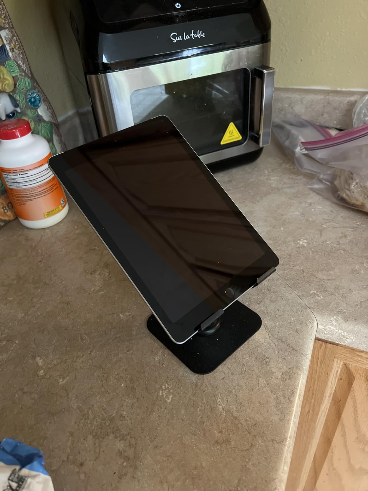 LISEN for iPad Stand Holder, Aluminum Tablet Stand Holder for iPad customer photo 1