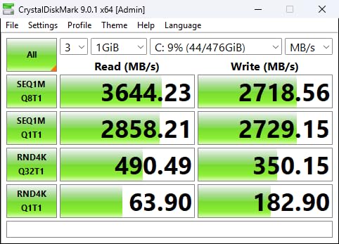 T-Force G50 2TB SLC Caching 3D TLC NAND NVMe InnoGrit PCIe Gen4x4 M.2 2280 Gaming SSD with Ultra-Thin Graphene Heat Spreader Works with PS5 Read/Write 5000/4500 MB/s TM8FFE002T0C129 customer photo 2