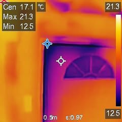 HF96 Thermal Camera with AI Scene Detection, Laser Pointer, 240x240 Super Resolution, -4°F~1022°F, Thermal Imaging Camera for HVAC Electrical Building Inspection,25Hz Infrared Camera,11h Runtime customer photo 1