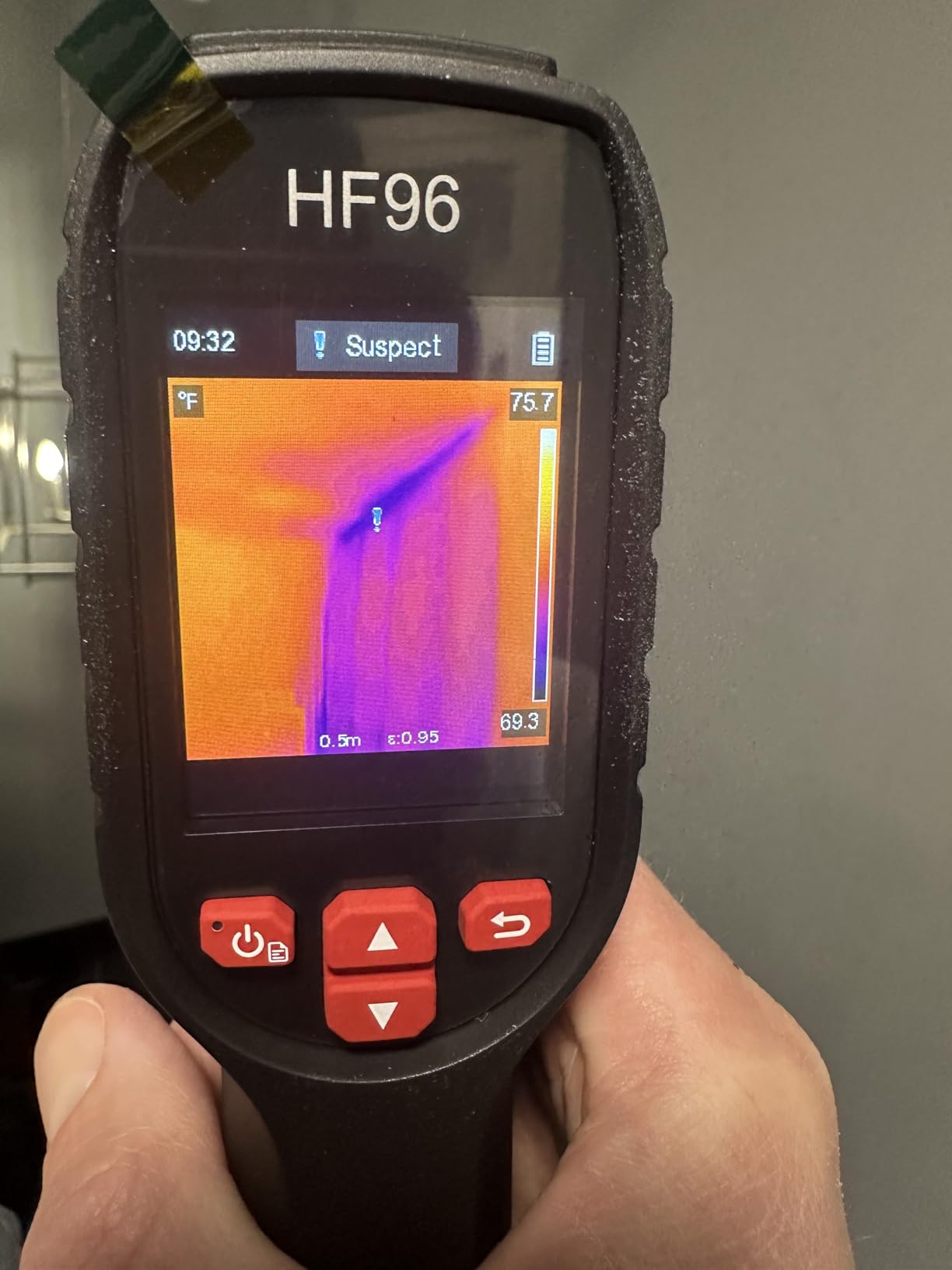HF96 Thermal Camera with AI Scene Detection, Laser Pointer, 240x240 Super Resolution, -4°F~1022°F, Thermal Imaging Camera for HVAC Electrical Building Inspection,25Hz Infrared Camera,11h Runtime customer photo 2