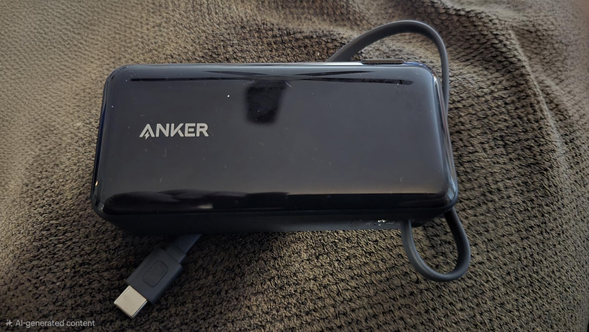 Anker Nano 3-in-1 Portable iPhone Charger, 10,000mAh Power Bank with Built-in USB-C Cable and Foldable Wall Plug, 30W Max Battery Pack, Travel Essentials for iPhone 17/16/15 Series, Galaxy, MacBook customer photo 1