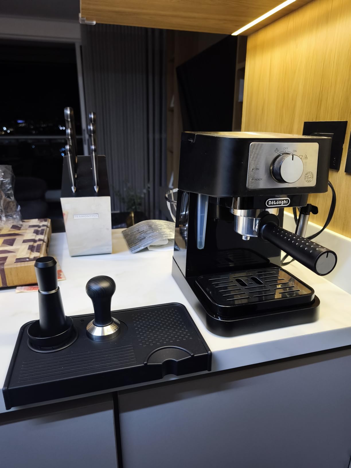 De'Longhi DLSC080 Black Wood Espresso Coffee Tamper customer photo 1