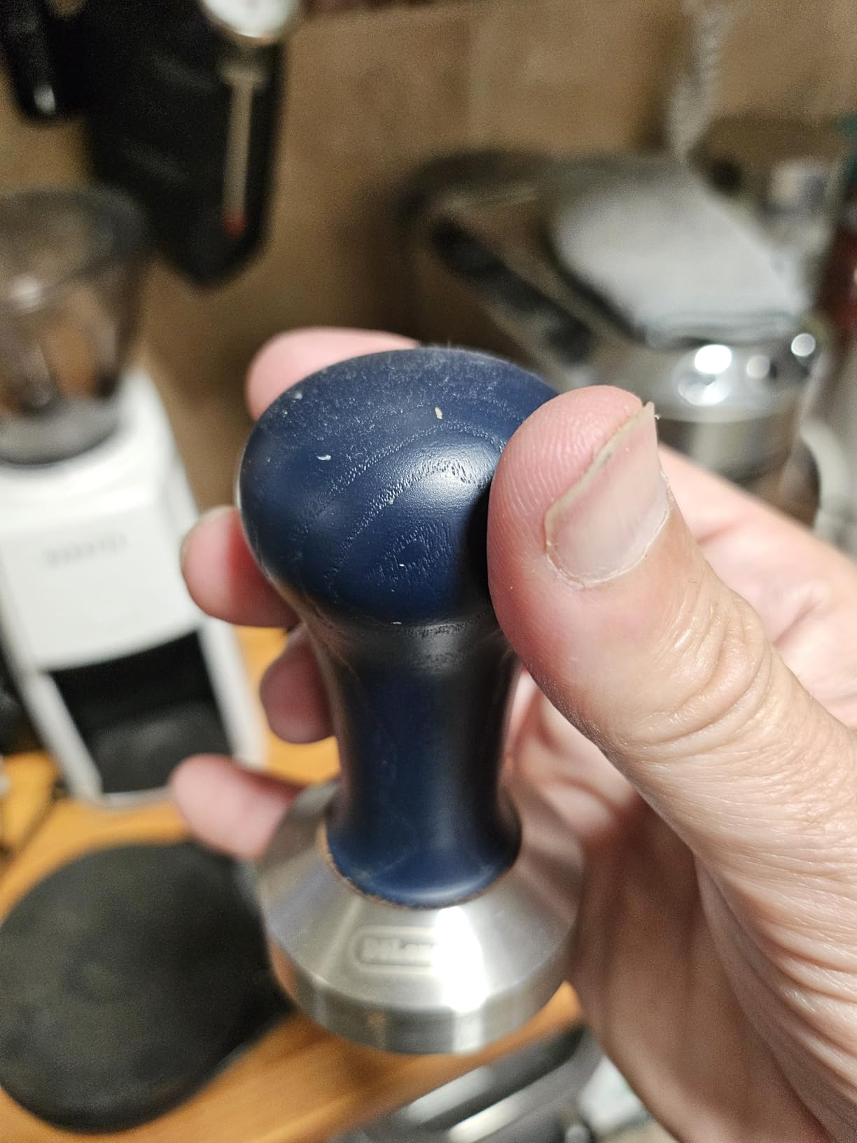 De'Longhi DLSC080 Black Wood Espresso Coffee Tamper customer photo 2