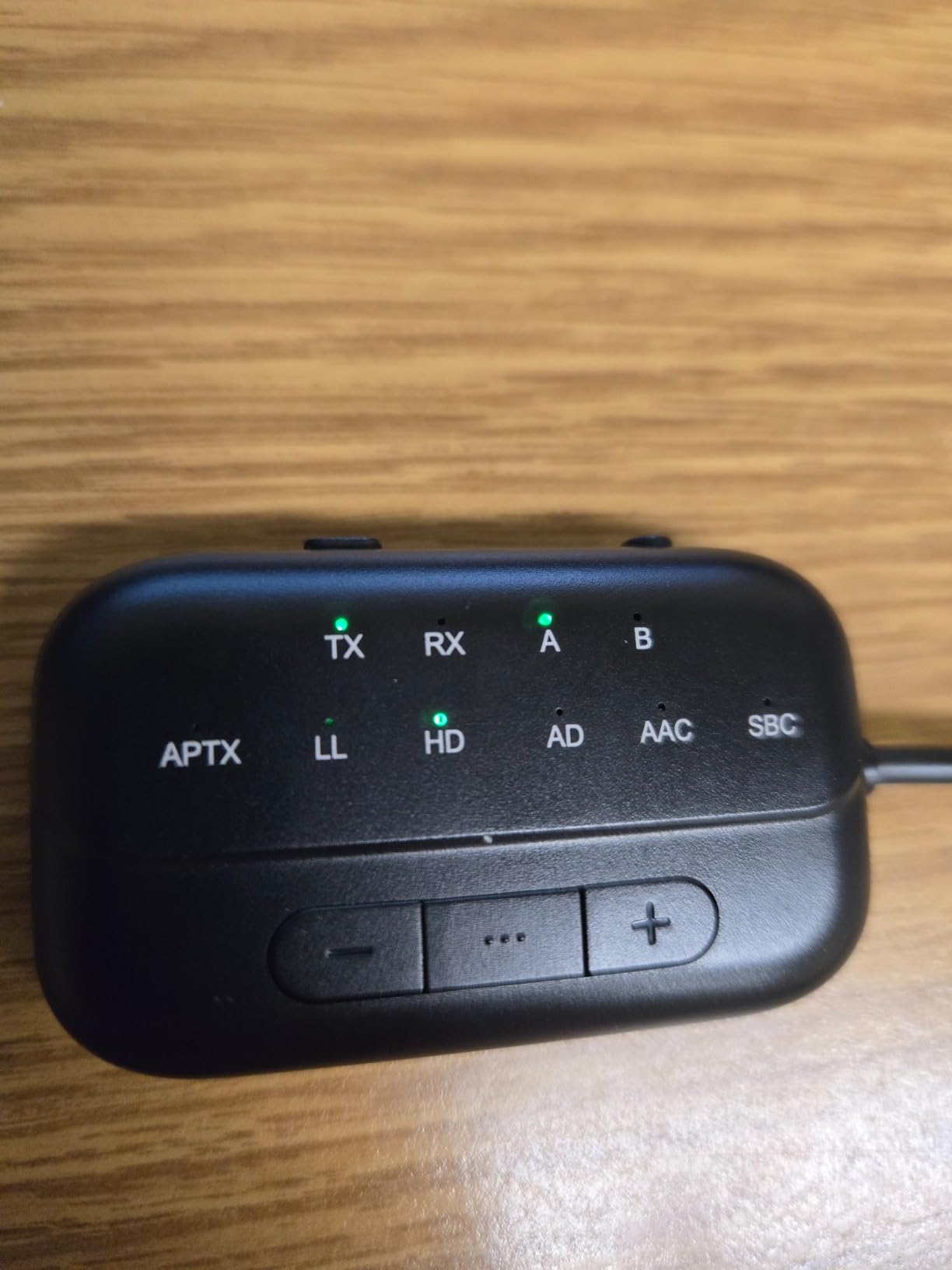 2026 Pro Bluetooth 5.4 Transmitter Receiver with Qualcomm aptX LL, 2-in-1 Airplane Wireless Adapter for Flight, TV, PC, Gym, Switch, Works with 2 AirPods/Headphones, Audio AUX Receiver for Car/Home Stereo customer photo 2