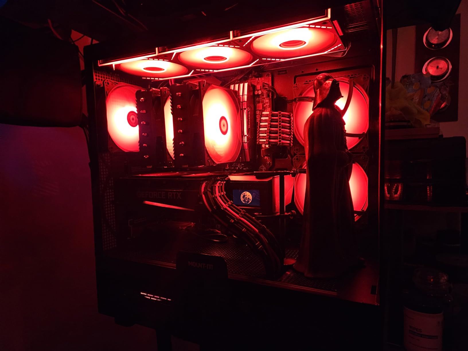 Thermaltake View 270 Plus TG ARGB Black Mid Tower E-ATX Case; 3x120mm ARGB Fans Included; Support Up to 360mm Radiator; Front & Side Dual Tempered Glass Panel customer photo 1