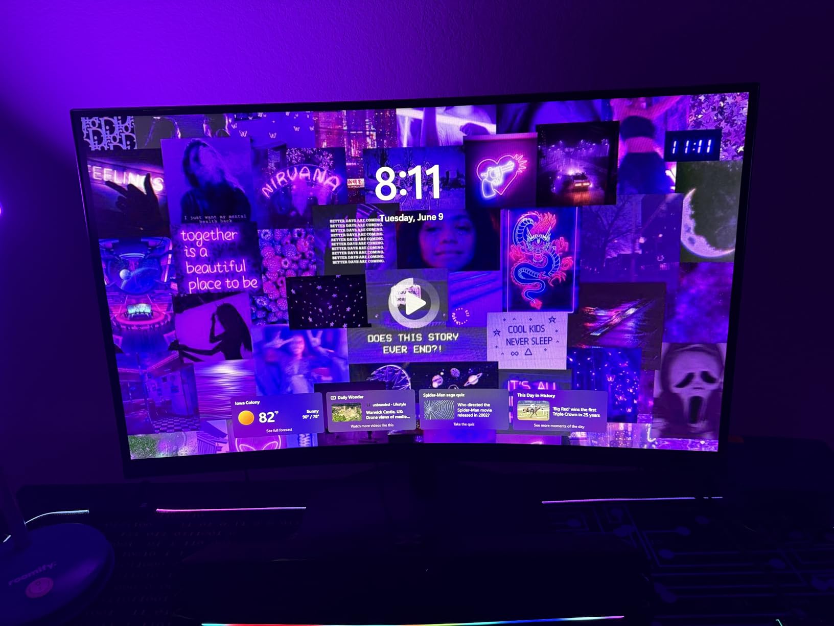 Sceptre Curved 27-inch Prime Gaming Monitor 1500R 100Hz HDMI X2 DisplayPort 1ms 100% sRGB, Build-in Speakers Machine Black 2025 (C275W-FW100T Series) customer photo 2