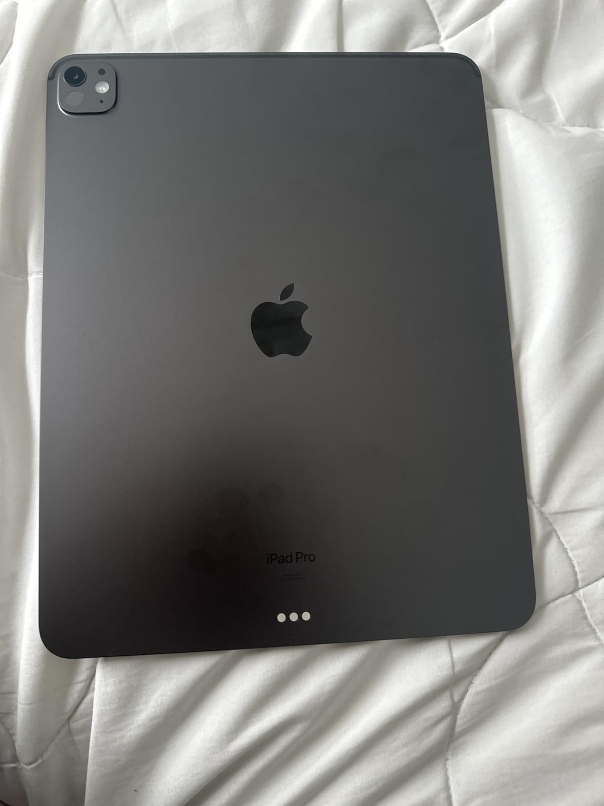 iPad Pro 13-Inch (M4): Built for Apple Intelligence, Ultra Retina XDR Display, 256GB, 12MP Front/Back Camera, LiDAR Scanner, Wi-Fi 6E, Face ID, All-Day Battery Life - Silver customer photo 2