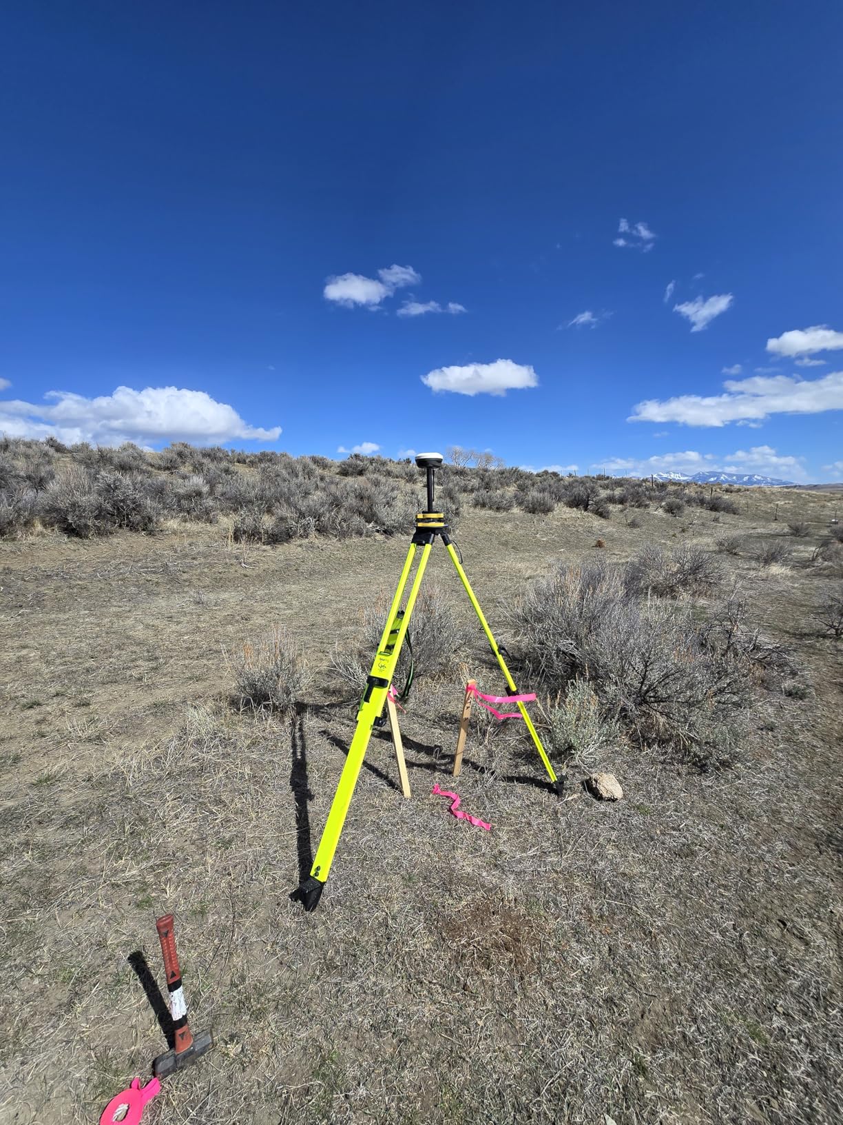 E1 Lite GNSS RTK Surveying Equipment, RTK GNSS GPS with IMU Rover & Base, GPS RTK Handheld Collector with Software, 1cm Accuracy, 1408 Channels, 60 Degree Tilt Survey, 10-15km UHF Range customer photo 1