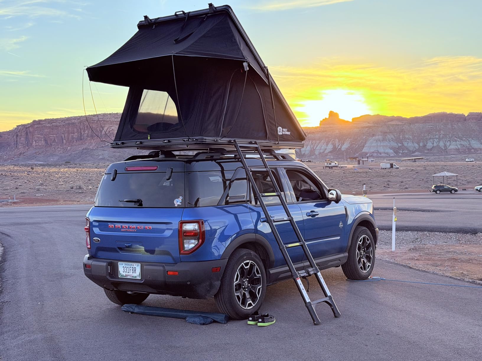 Solar Panel Rooftop Tent Hard Shell,Pop Up Car Roof Top Tent Hardshell customer photo 2