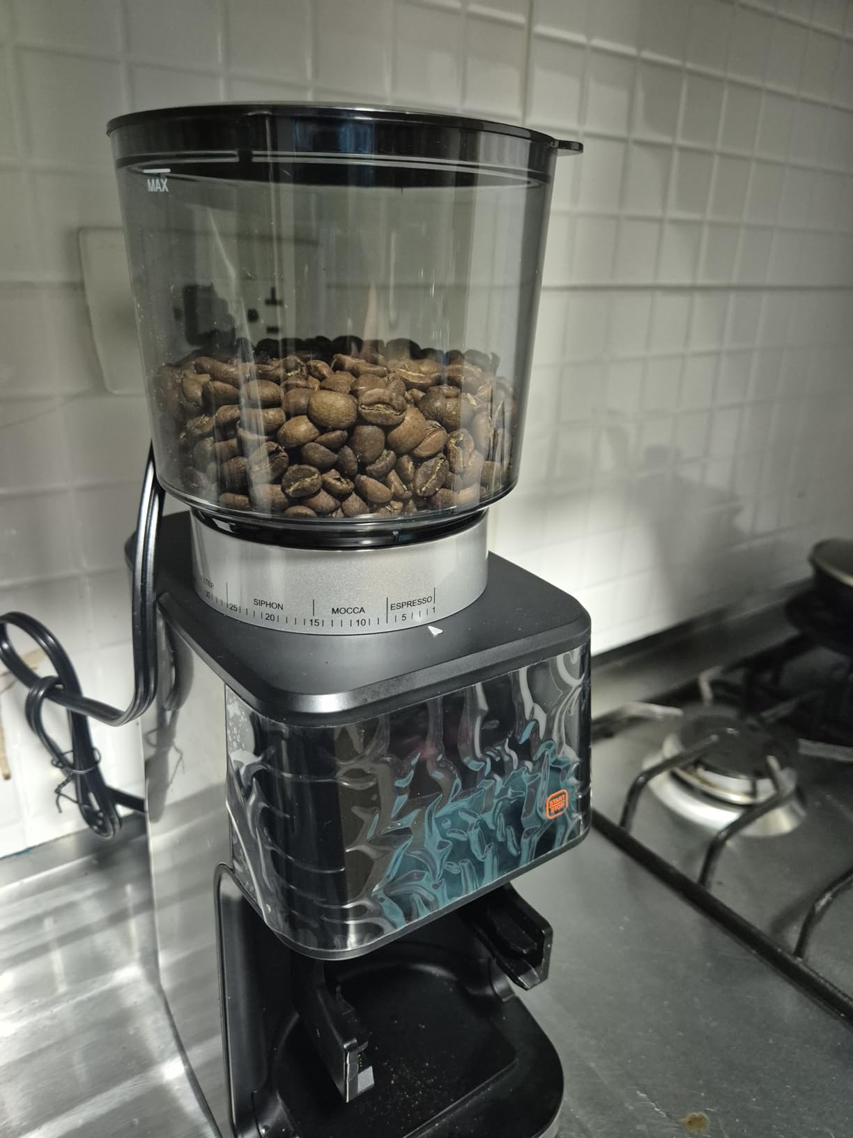 SHARDOR Conical Burr Espresso Coffee Grinder Electric with Precision Timer 2.0, Touchscreen Adjustable Burr Mill with 51 Precise Settings for Home Use, Anti-static, Stainless Steel customer photo 2