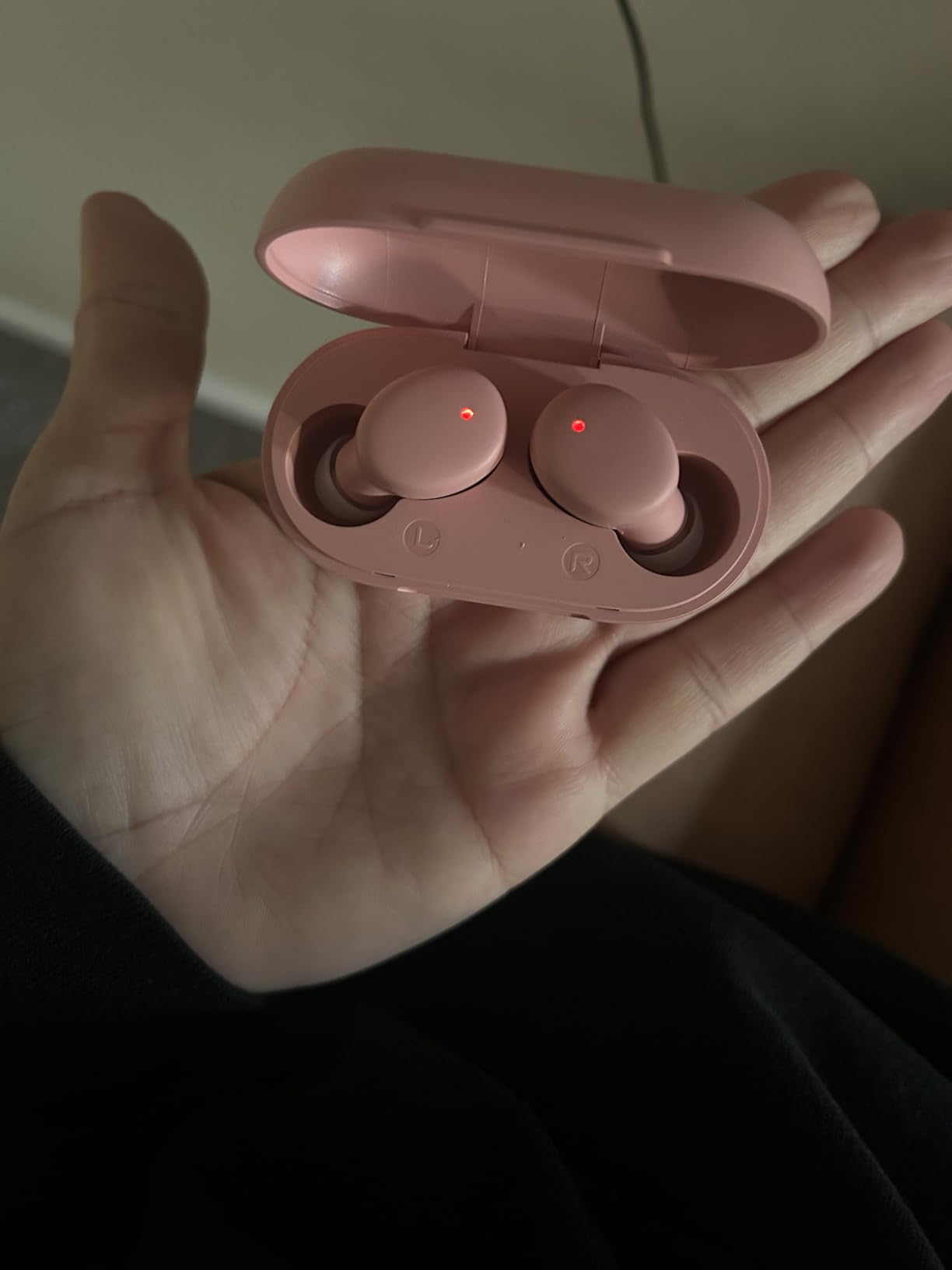 MOZOTER S8 Mini Wireless Earbuds Bluetooth 5.3 in Ear Light-Weight Headphones, 60Hrs Playtime Ear Buds with Charging Case, Bluetooth Headsets, Premium Sound with Deep Bass for Sport-Pink customer photo 2