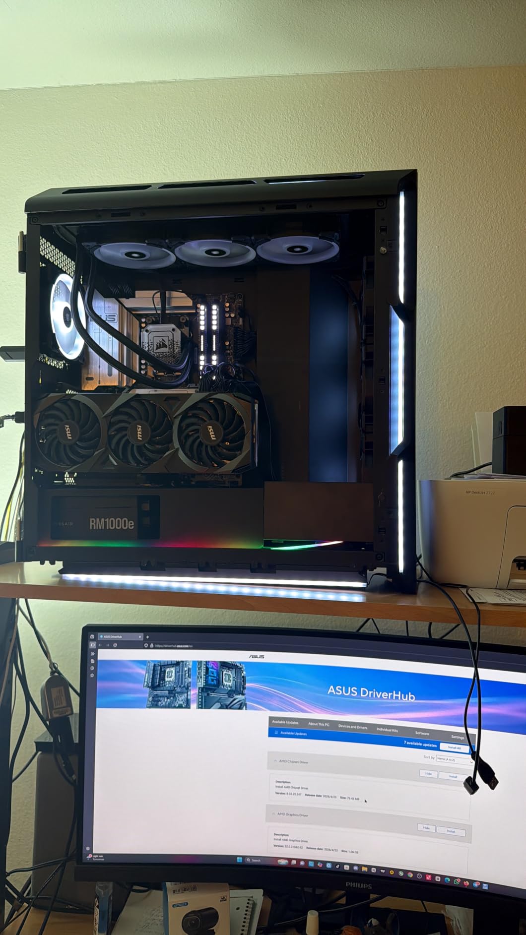 ASUS Prime X870-P WiFi AMD AM5 X870 ATX Motherboard 14+2+1 80A DrMOS Power Stages, DDR5, PCIe 5.0, Q-Release, 4X M.2, Wi-Fi 7, Q-Antenna, 2.5Gb LAN, USB4, USB Type-C, BIOS Flashback customer photo 1