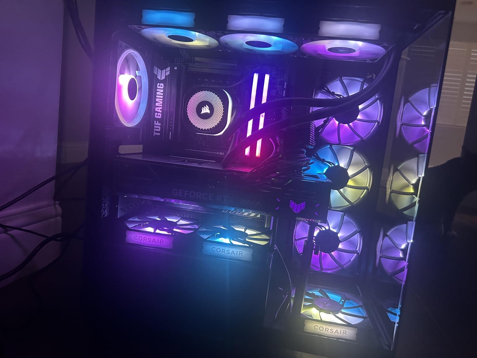 CORSAIR Nautilus 360 RS ARGB Liquid CPU Cooler - 360mm AIO - Low-Noise - Direct Motherboard Connection - Daisy-Chain - Intel LGA 1851/1700, AMD AM5/AM4 - 3X RS120 ARGB Fans Included - Black customer photo 1