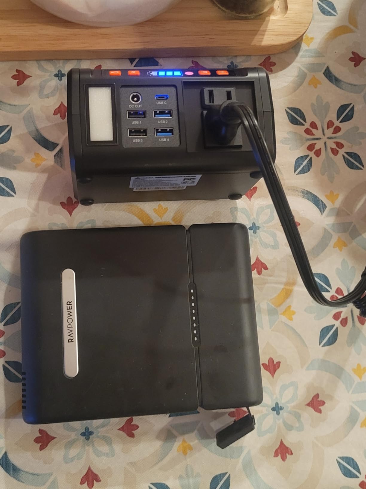 Takki Solar Generator 120W Peak Portable Power Station with 21W Solar Panel 88.8Wh Battery Power Bank with 110V AC Outlet for Camping RV Tent Home Outages Emergency customer photo 1