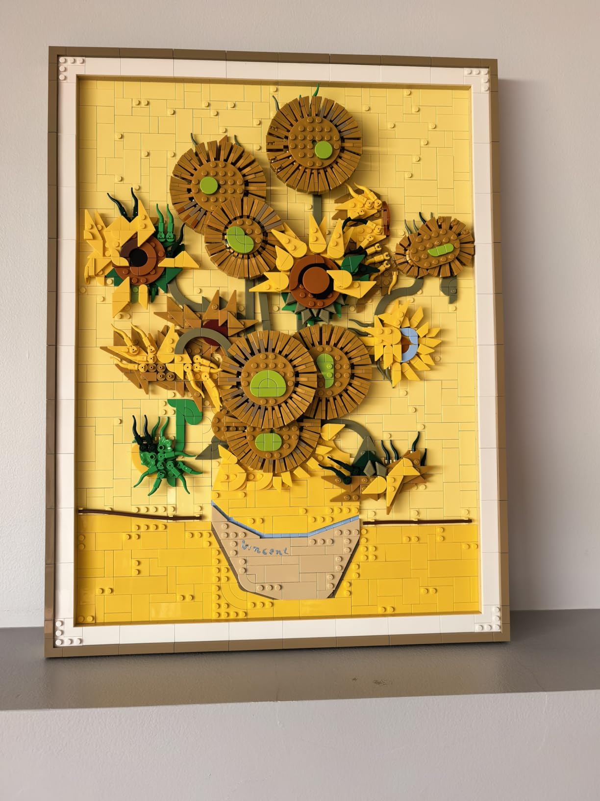 LEGO Art Vincent Van Gogh - Sunflowers Building Set for Adults - Home Decor Idea - Brick Built Painting - Gift for Birthdays - 31215 customer photo 1