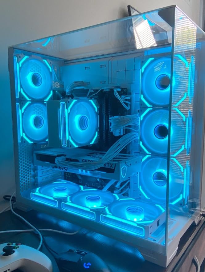 Lian Li O11Vision Compact White-Steel-Tempered Glass ATX Mid Tower Computer Case-Back Connect Support-O11VPW customer photo 2