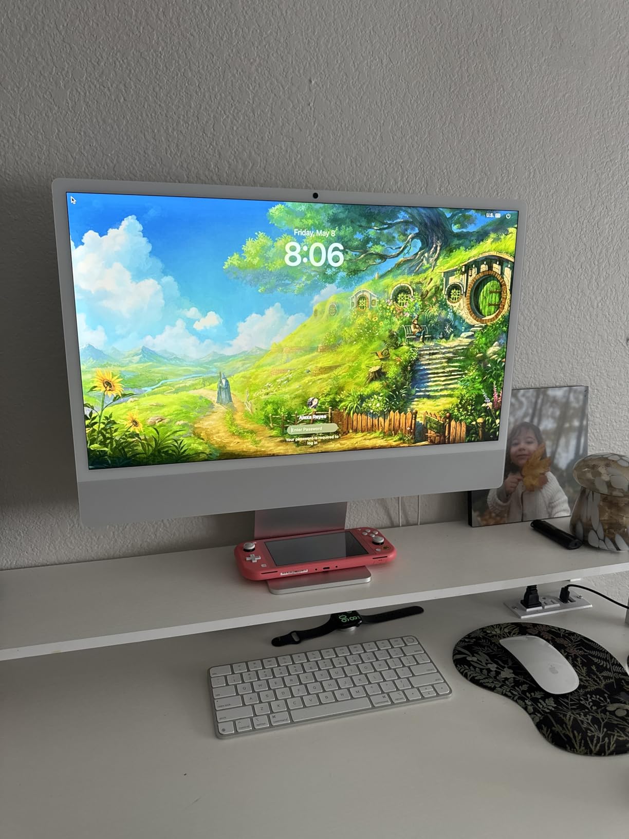 Apple 2024 iMac All-in-One Desktop Computer with M4 chip with 10-core CPU and 10-core GPU: Built for Apple Intelligence, 24-inch Retina Display, 24GB Unified Memory, 512GB SSD Storage customer photo 2