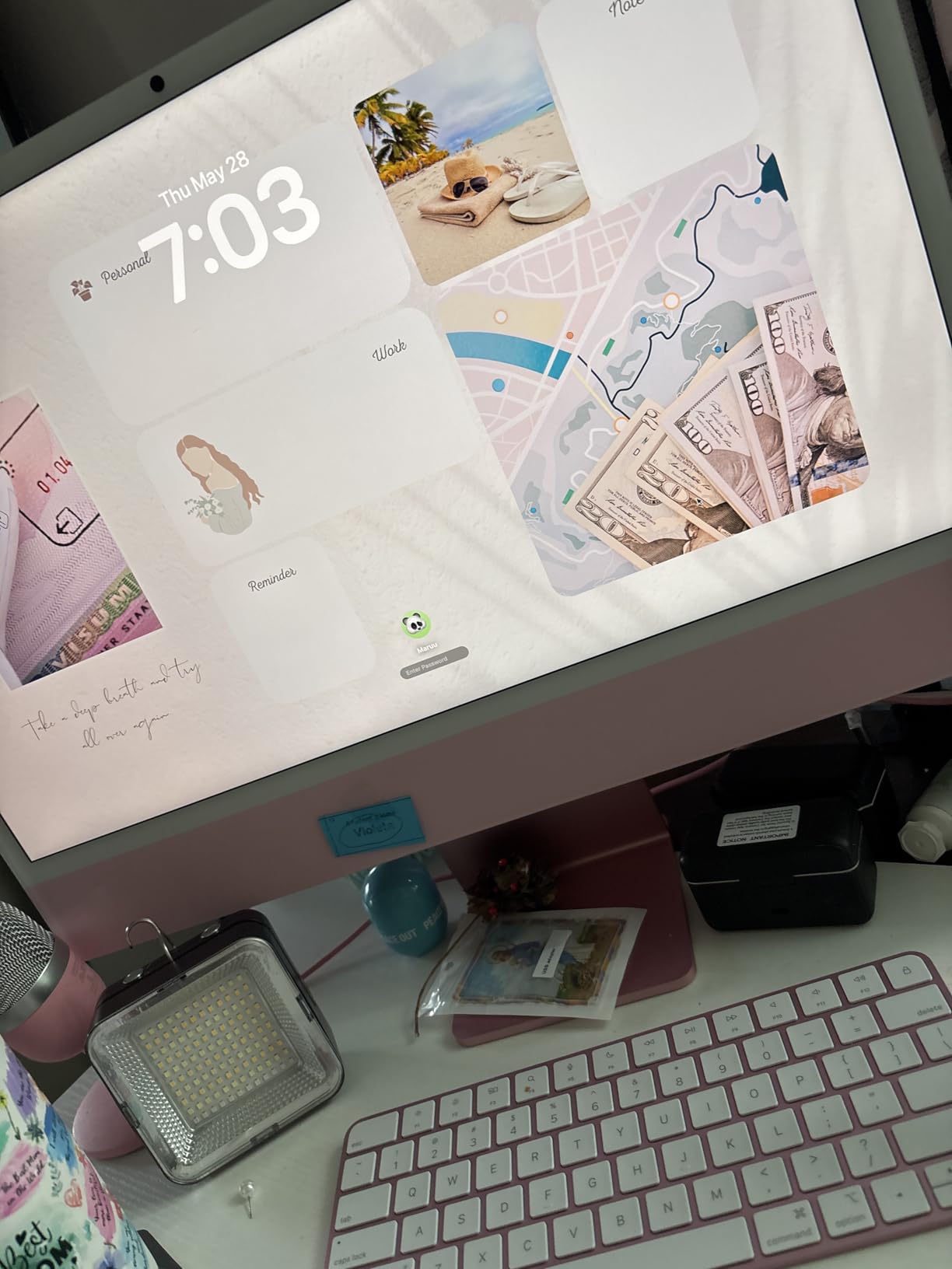 Apple 2024 iMac All-in-One Desktop Computer with M4 chip with 8-core CPU and 8-core GPU: Built for Apple Intelligence, 24-inch Retina Display, 16GB Unified Memory, 256GB SSD Storage; Green customer photo 1