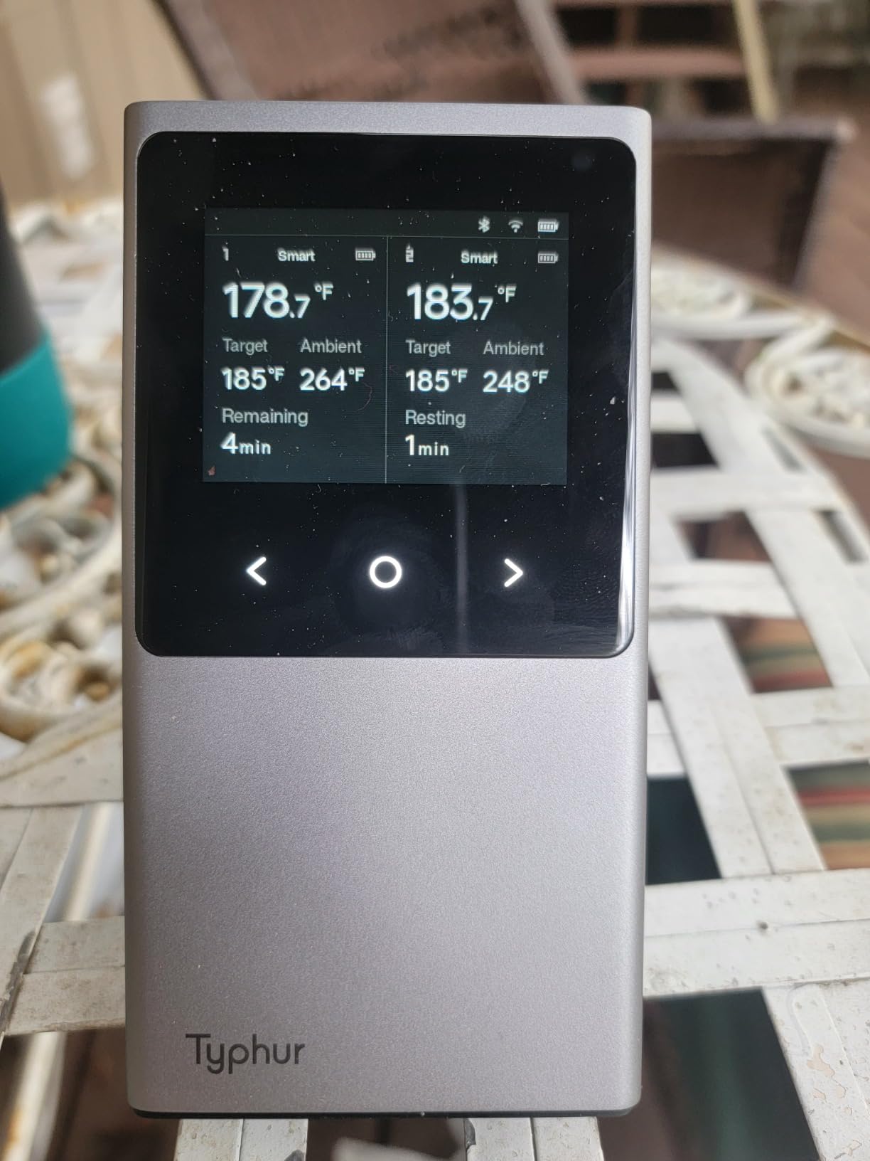 Typhur Sync One Smart Wireless Meat Thermometer: Standalone Base with LCD Display, Unlimited WiFi & Bluetooth Range, Enhanced Signal Stability for BBQ, Grill, Oven, and Smoker customer photo 1