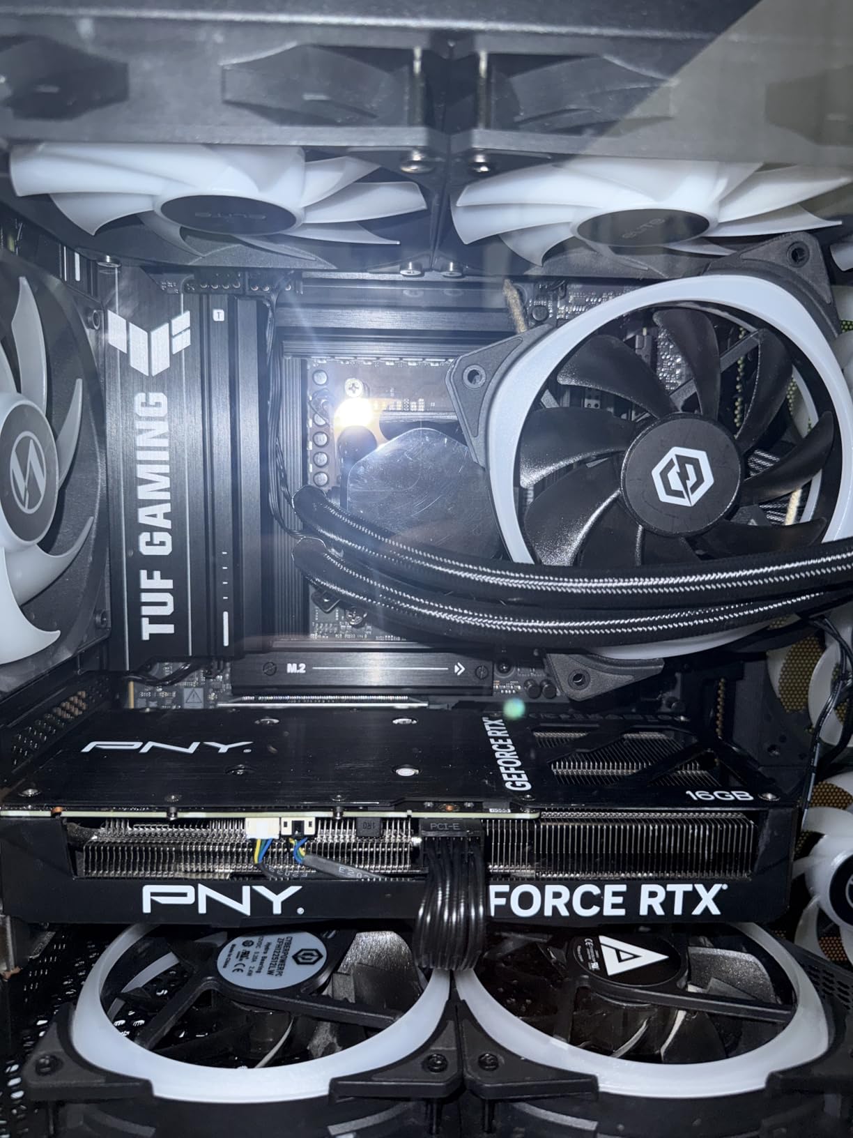 ASUS TUF Gaming B850M-PLUS WiFi AMD AM5 B850 mATX Motherboard, 14+2+1 80A DrMOS Stages, DDR5, PCIe 5.0, 3X M.2, Wi-Fi 6E, 2.5Gb LAN, DP, HDMI, USB 10Gbps & 20Gbps Type-C, BIOS Flashback customer photo 1