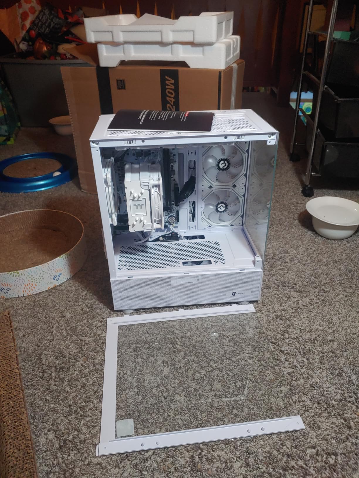 Gaming PC Desktop Computer, AMD Ryzen 5 5600GT 16GB RAM 1TB NVMe SSD, Prebuilt Tower PC with Integrated Graphics, ATX 3.0 Power, RGB Cooling Fans, Windows 11 Home customer photo 1