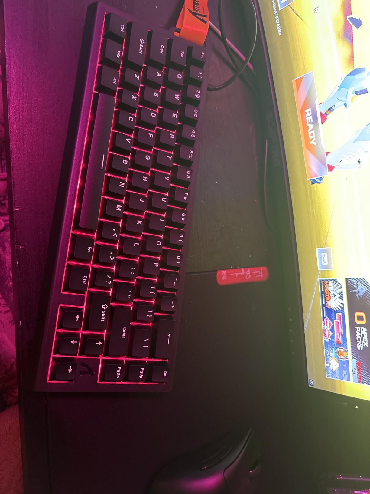 ATTACK SHARK X68 HE RT Mechanical Gaming Keyboard 60% Wired TKL-Black | Adjustable Actuation,Hall Effect Magnetic Switch,8KHz Polling Rate,RGB Backlit,Top Mount, Web Driver for PC Mac Esport Gamer customer photo 2