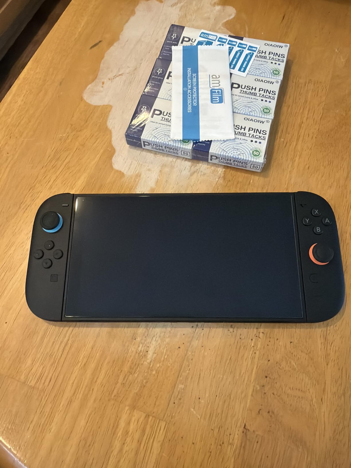 amFilm Auto-Alignment OneTouch for Nintendo Switch 2 Screen Protector [7.9