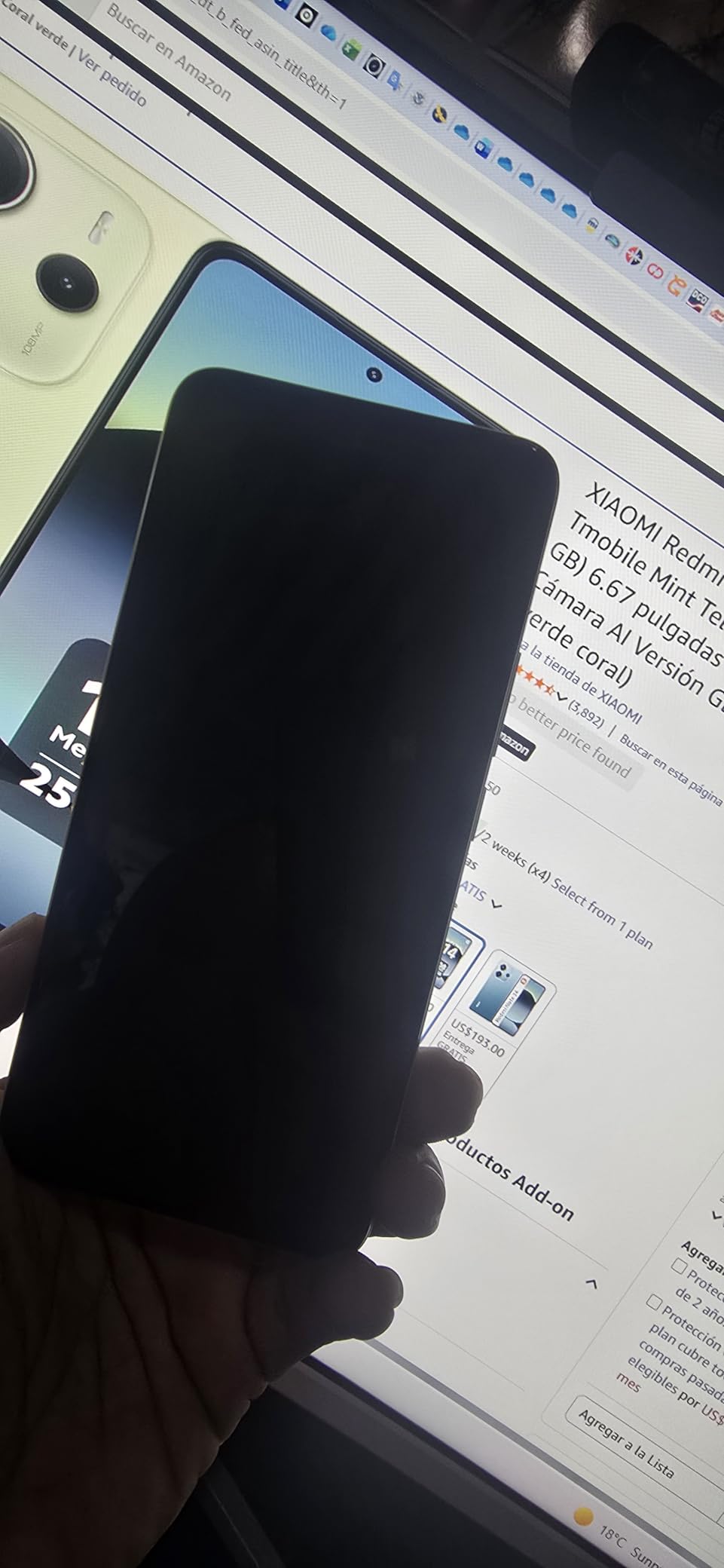 Xiaomi Redmi Note 14 4G LTE (for Tmobile Mint Tello Global) (256GB + 8GB) 6.67