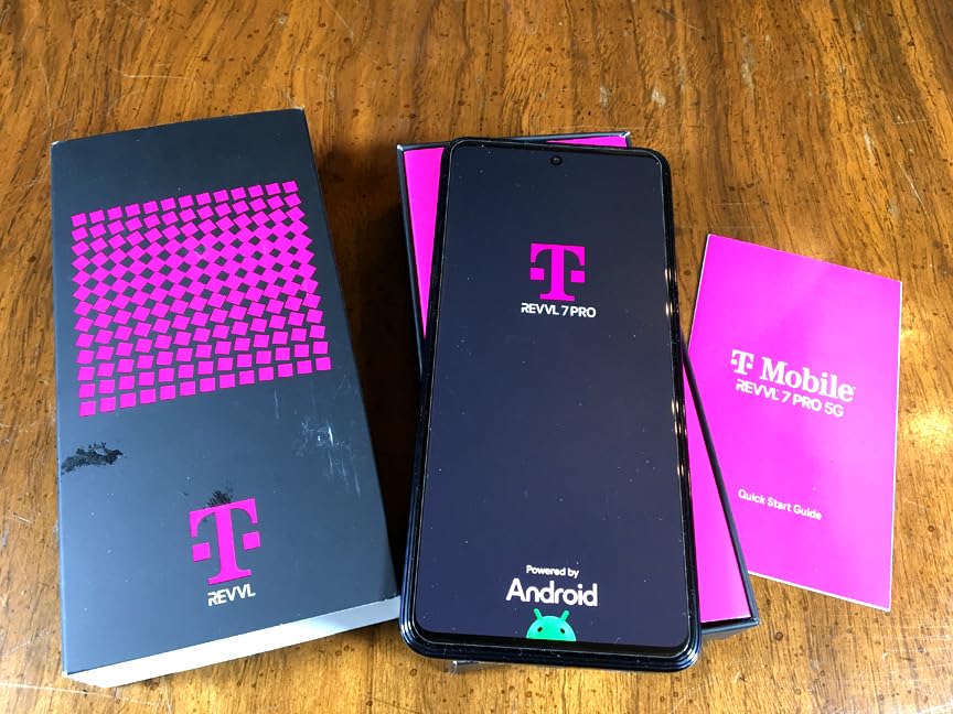 T-Mobile Revvl 7 Pro 5G Unlocked Smartphone, 256GB, Azurite Blue customer photo 1