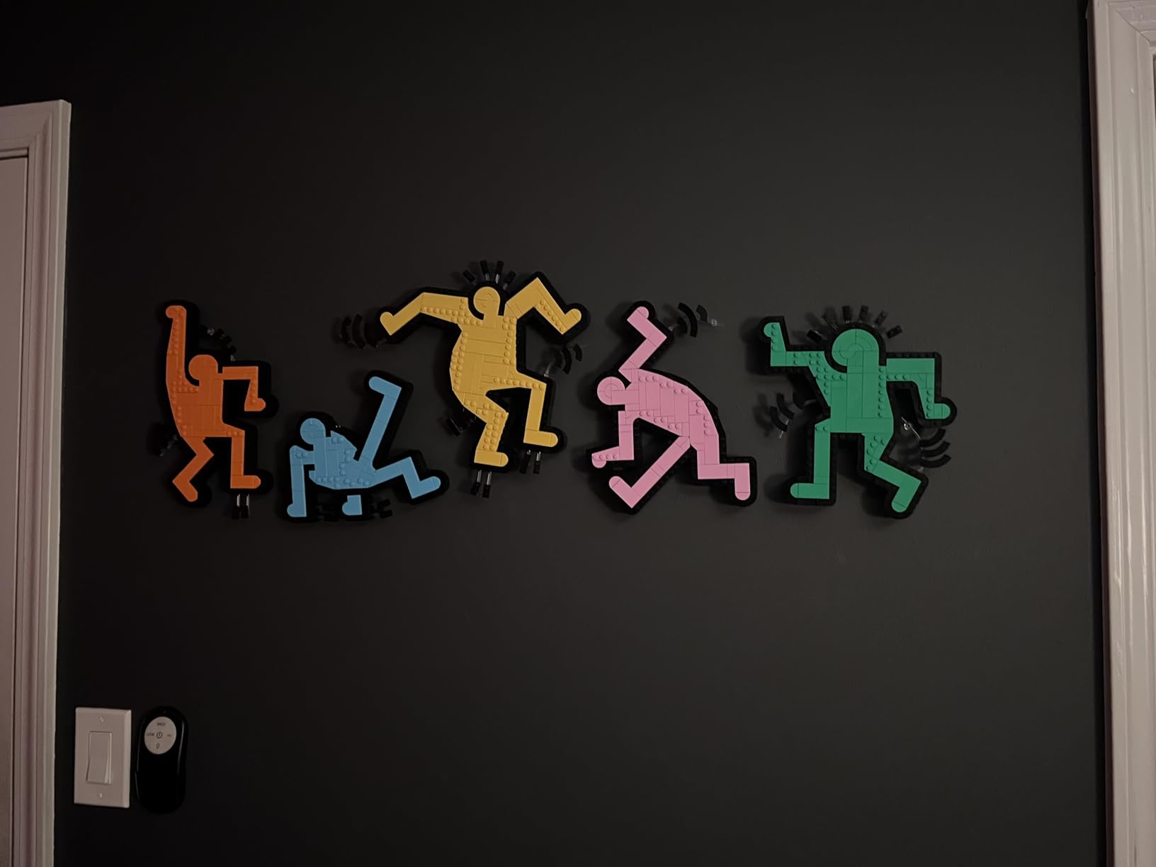 LEGO Art Keith Haring - Dancing Figures Home Decor Building Set for Adults - Wall Art Decor - Gift Idea for Men, Women who Enjoy DIY Arts and Crafts - 31216 customer photo 1