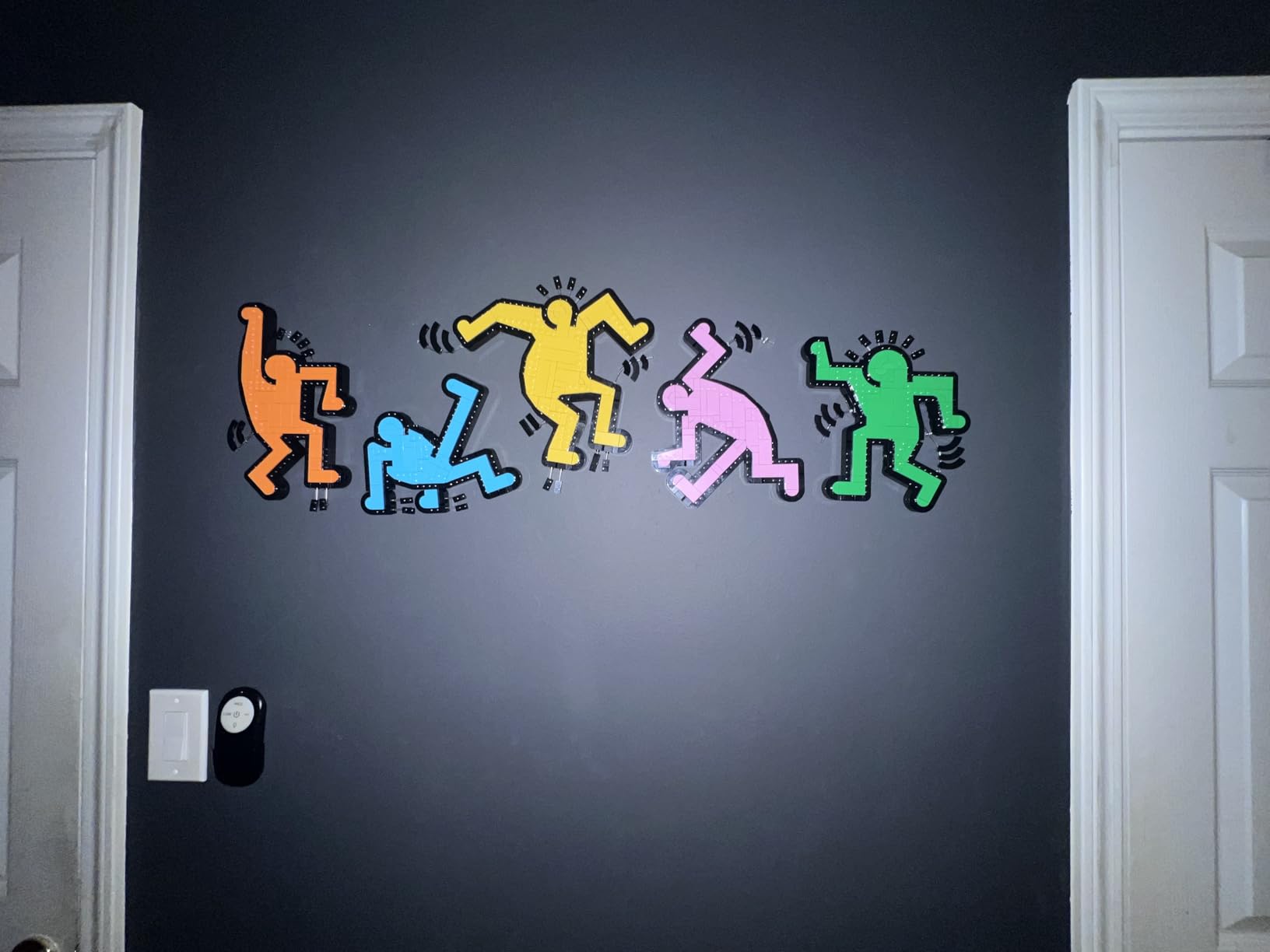 LEGO Art Keith Haring - Dancing Figures Home Decor Building Set for Adults - Wall Art Decor - Gift Idea for Men, Women who Enjoy DIY Arts and Crafts - 31216 customer photo 2